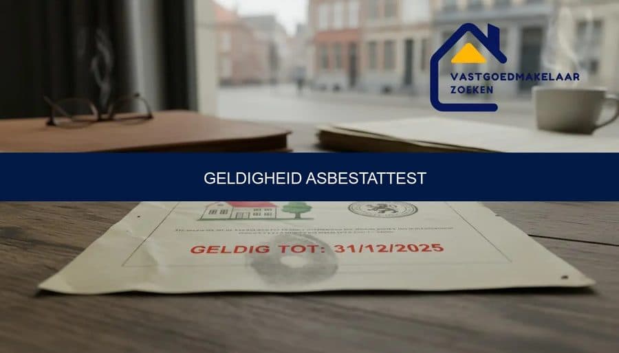Eigenaar controleert de geldigheid van een asbestattest