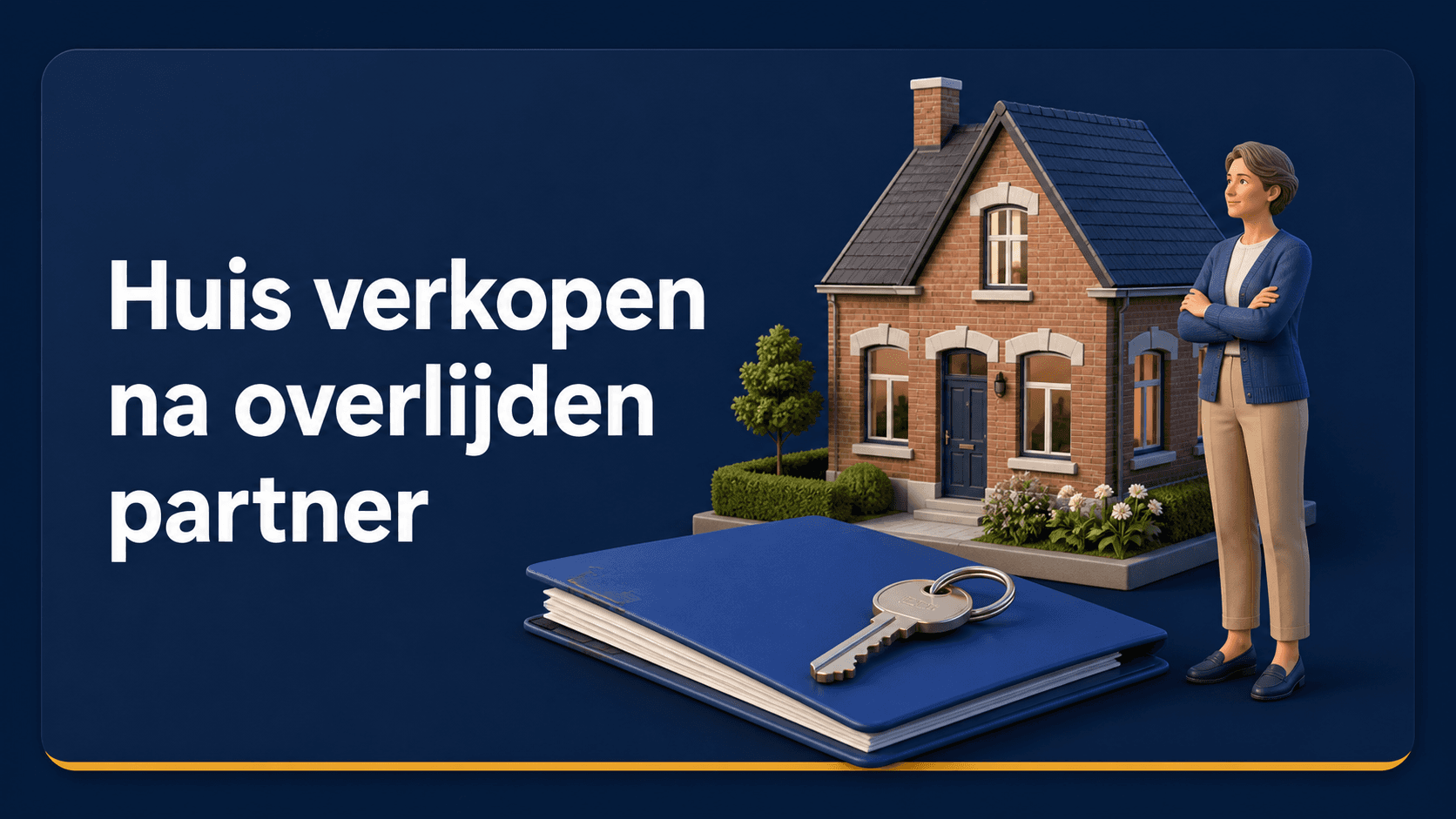 Huis verkopen na overlijden partner