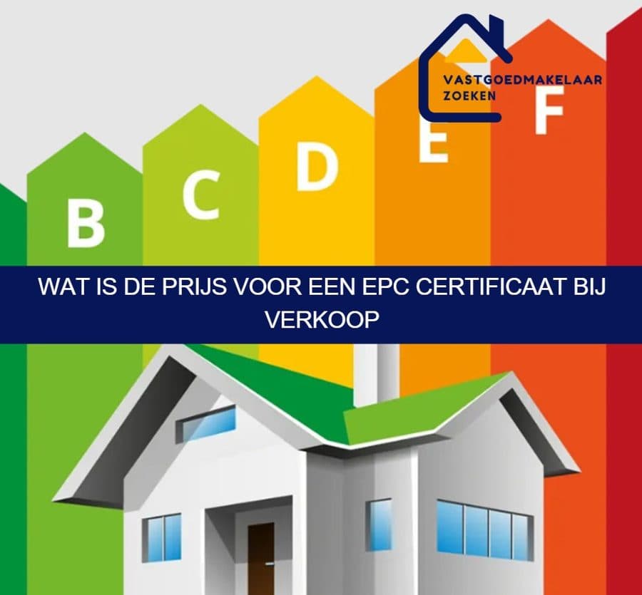 Wat is de prijs voor een EPC certificaat bij verkoop