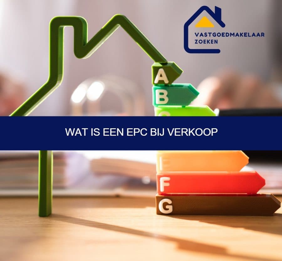 Energieprestatiecertificaat met energielabel voor een woning