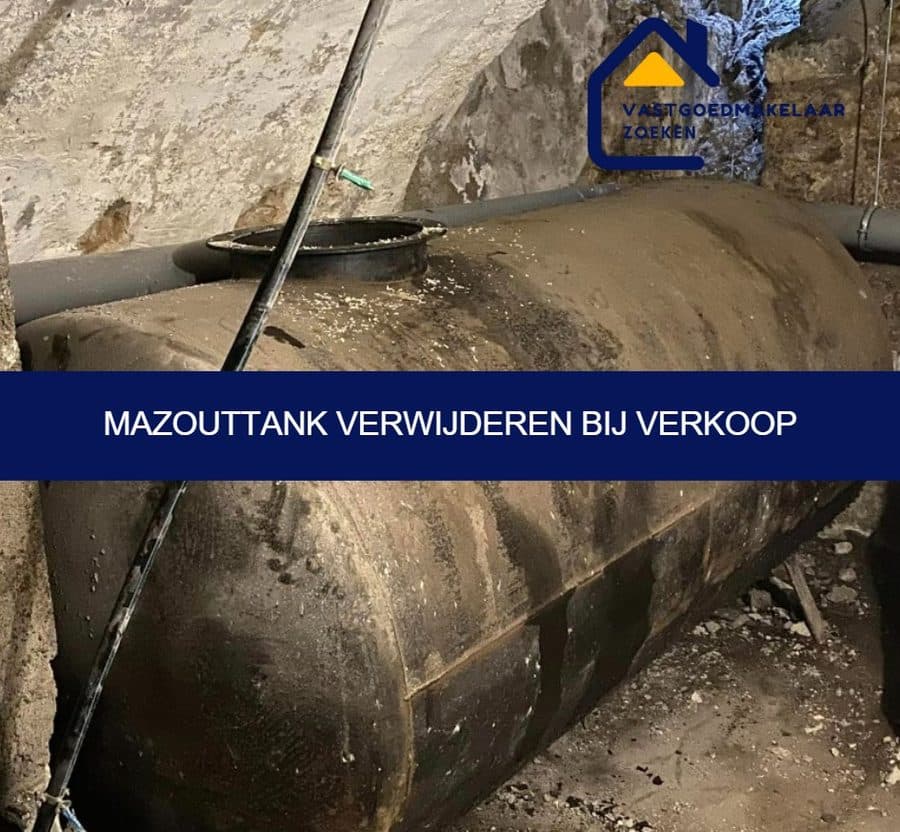 mazouttank verwijderen bij verkoop