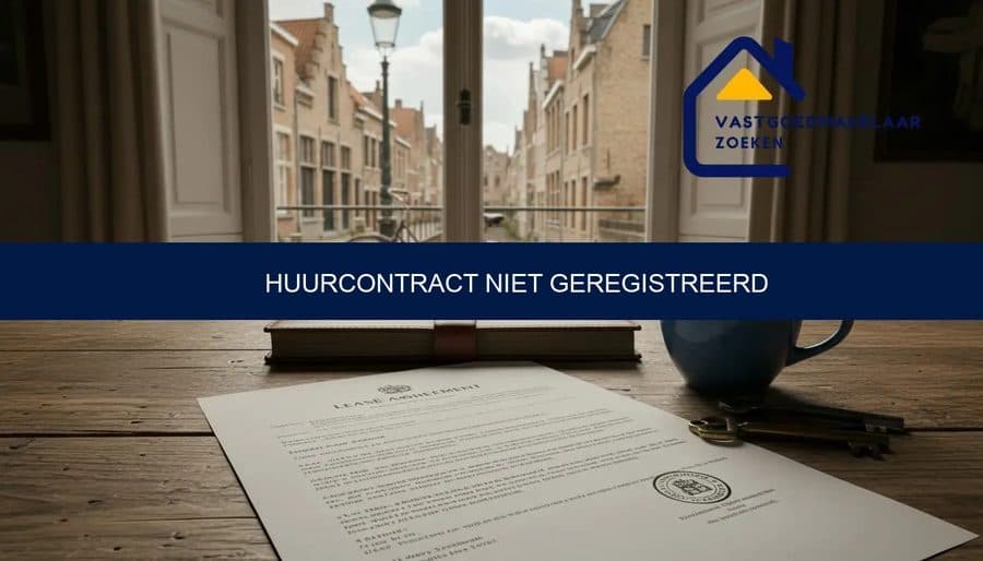 huurcontract niet geregistreerd