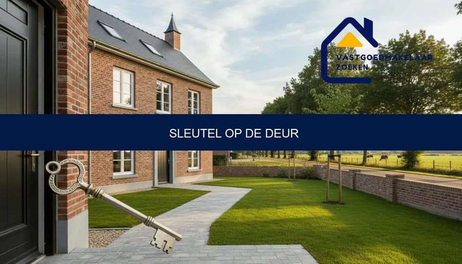 Sleutel op de deur woning